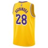 Camiseta Hombre Los Angeles Lakers Rui Hachimura 28 2022-23 Nike Icon Edition Oro Swingman